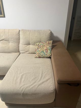 Sofá 3 plazas con chaiselongue