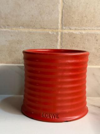 Envase vela Loewe rojoL