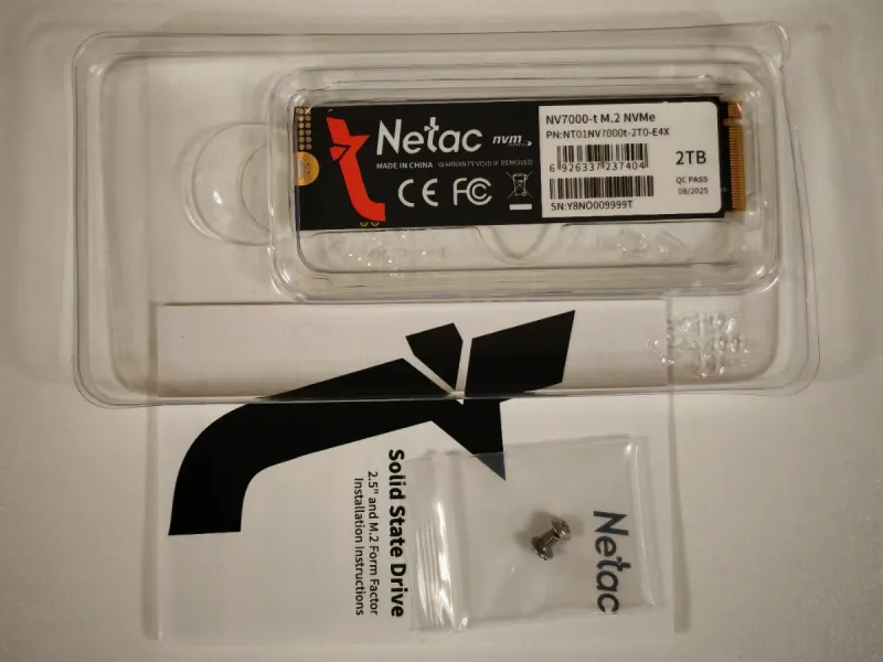 Netac NV7000-T 2TB NVMe M.2 SSD PCIe 4.0 afbeelding 3