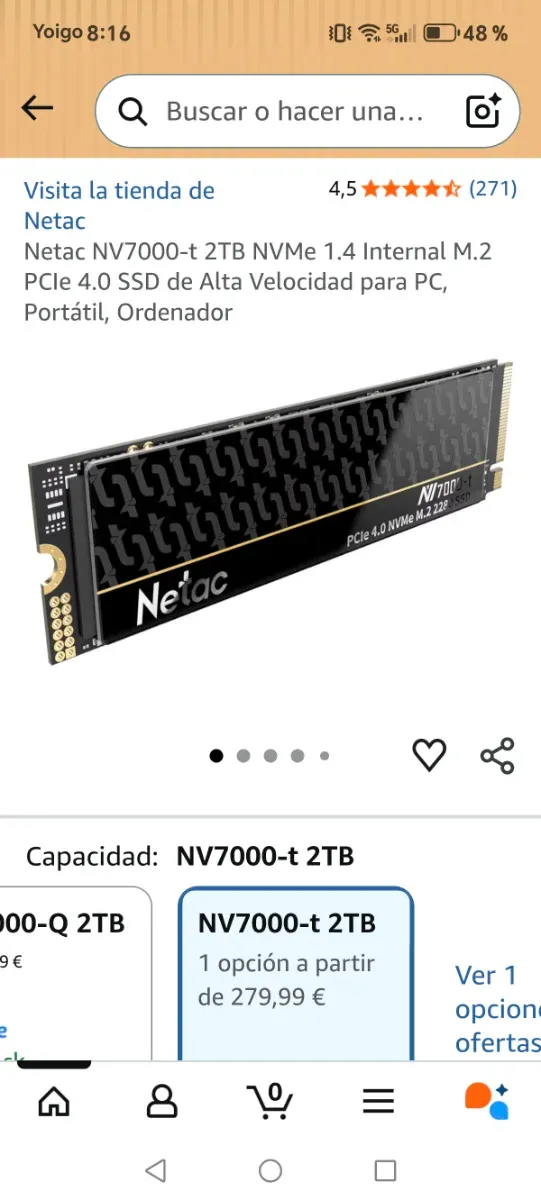 Netac NV7000-T 2TB NVMe M.2 SSD PCIe 4.0 afbeelding 10