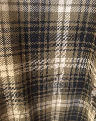 Camisa Zara cuadros verde XS