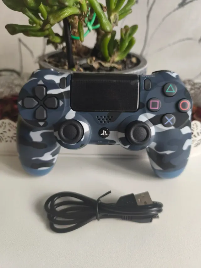 Controller Dualshock PS4 Mimetico Blu Nuovo