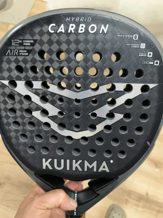 Pala de pádel Kuikma Hybrid Carbon 12K