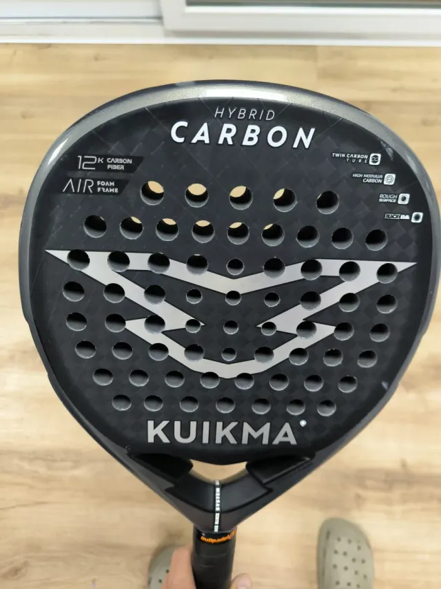 Pala de pádel Kuikma Hybrid Carbon 12K