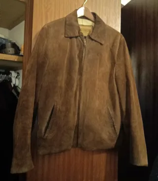 Cazadora chaqueta de ante Redskins Marrón talla L