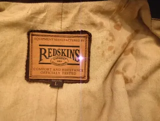 Cazadora chaqueta de ante Redskins Marrón talla L