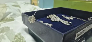 Aderezo Fallera Niña Plata