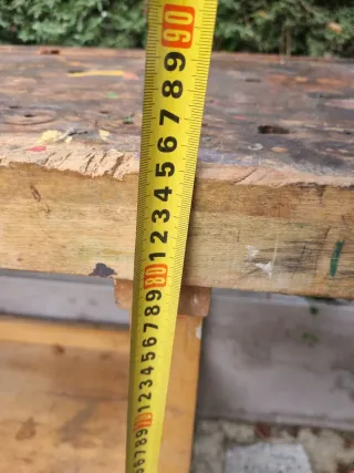 Banco de trabajo de madera