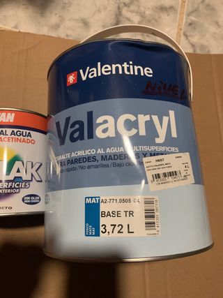 Lote 3 botes pinturra  1 kita mnchas  i valentine