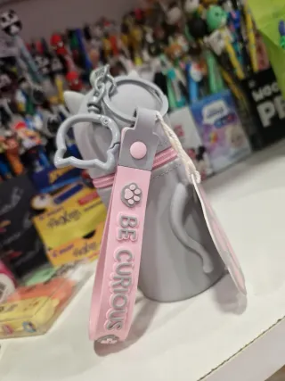 Astuccio portachiavi Legami gatto grigio