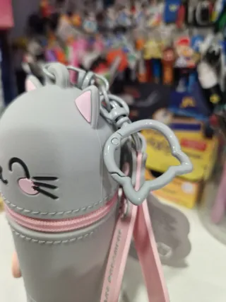 Astuccio portachiavi Legami gatto grigio