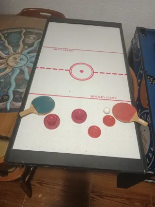 Mesa Multijuegos: Billar, Futbolín, Hockey, Pinpon