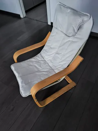 Hamaca infantil madera y tela