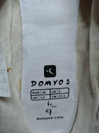 Zapatillas ballet Domyos rosa talla 34