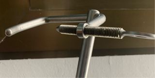 Jamonero plegable acero inoxidable