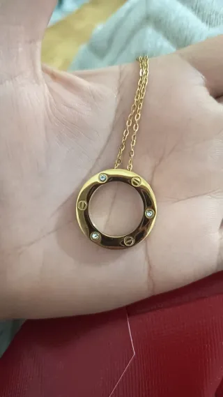 Pack pulsera talla 17 , Collar y pendientes  acero