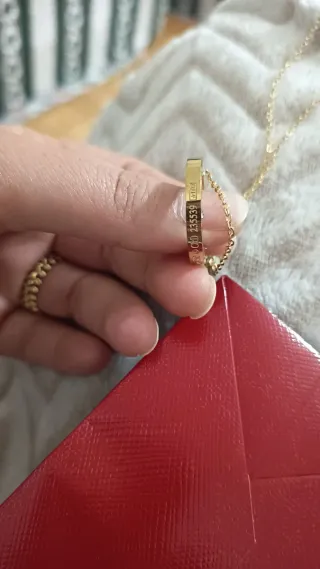 Pack pulsera talla 17 , Collar y pendientes  acero