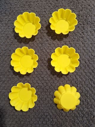 19 Moldes silicona  horno para Bizcocho/Magdalenas