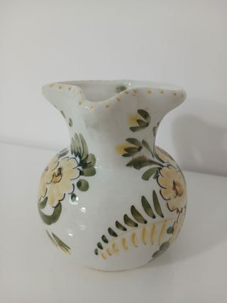 Brocca Ceramica Vintage Made Italy Fiori