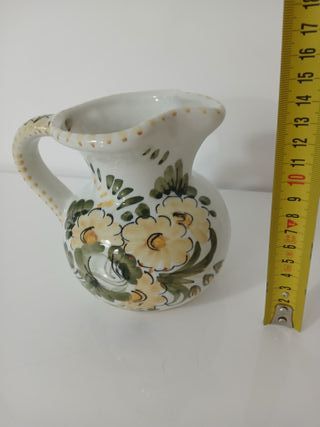 Brocca Ceramica Vintage Made Italy Fiori