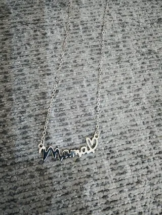 Colgante Mama con corazón plata