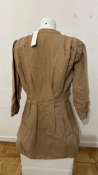 Vestido Zara Talla M Marrón