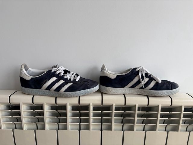 adidas gazelle silver green womens adidas Gazelle 'Blue Cloud White' Men's Shoes 11.5 main image 1