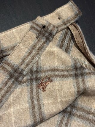 Falda Burberry Lana