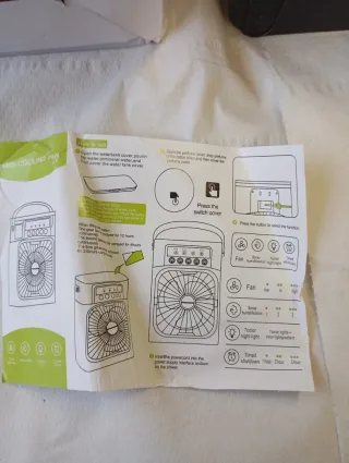 Ventilador Portátil Aire Acondicionado