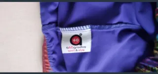 Falda A40GRADOS Tenis/Padel Azul/Verde