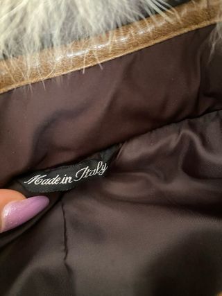 Cappotto invernale marrone Made in Italy