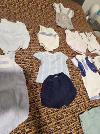 Set 1-3 mesi bimbo lino/cotone