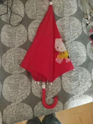 Paraguas Hello Kitty Rojo