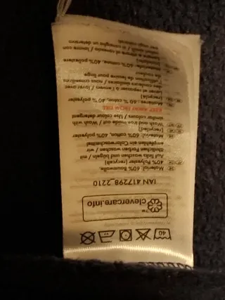 Felpa Pepperts blu 8-10 anni logo university