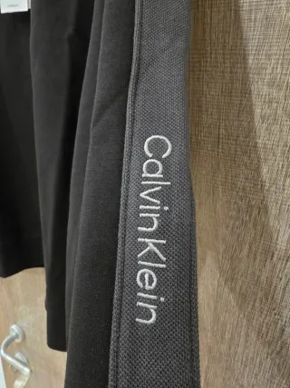 Felpa Calvin Klein Nera con Dettagli Grigio Taglia