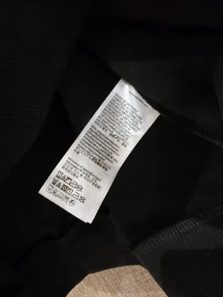 Felpa Calvin Klein Nera con Dettagli Grigio Taglia