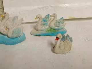 Pastori presepe cigni