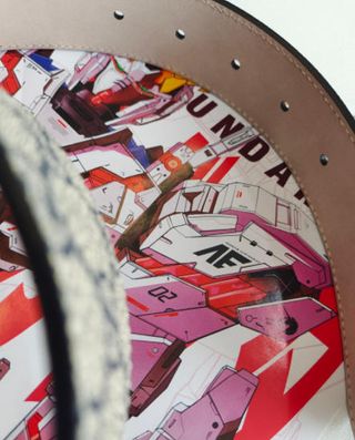 Cinturón Gucci GG Hebilla Plateada