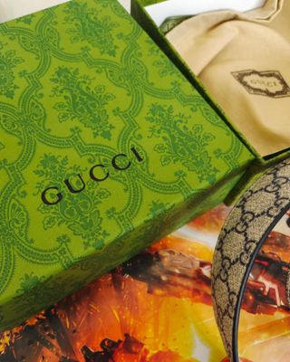 Cinturón Gucci GG Hebilla Plateada