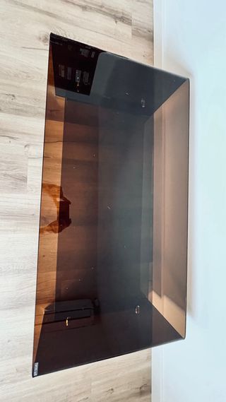 Mesa Centro Cristal Templado Caramelo