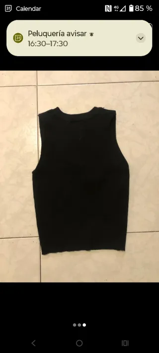 Top Diesel Negro con Logo