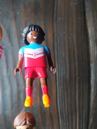 Playmobil 4 figuras fútbol