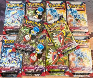 Bustine Pokemon Scarlatto e Violetto