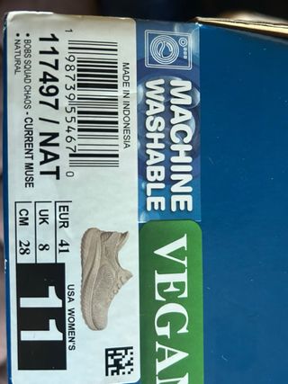 Zapatillas Skechers Talla 41 Beige/Rosa Nuevas