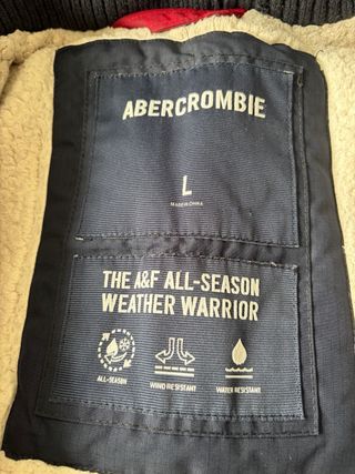 Parka Abercrombie & Fitch Azul Hombre
