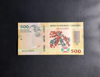 🇧🇮 Billete 500 Francos Burundi