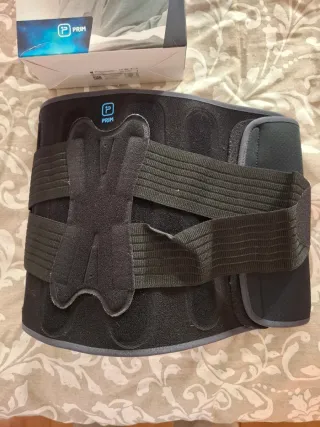 Faja Lumbar Airtex Negra Talla Única