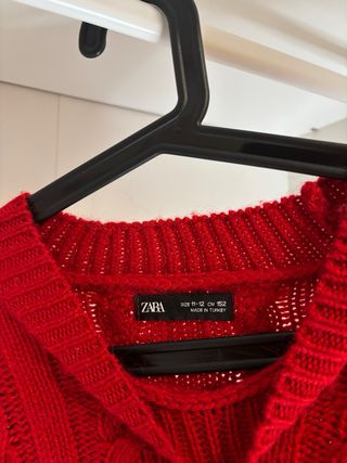 Jersey Zara Rojo Niña