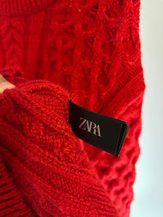 Jersey Zara Rojo Niña