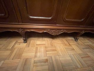 Armario ropero vintage de madera maciza